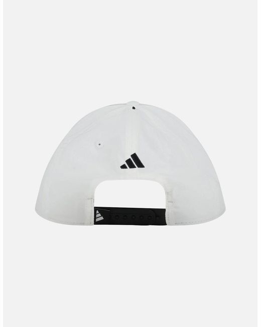 Adidas White Tour 3 Stripe Cap for men