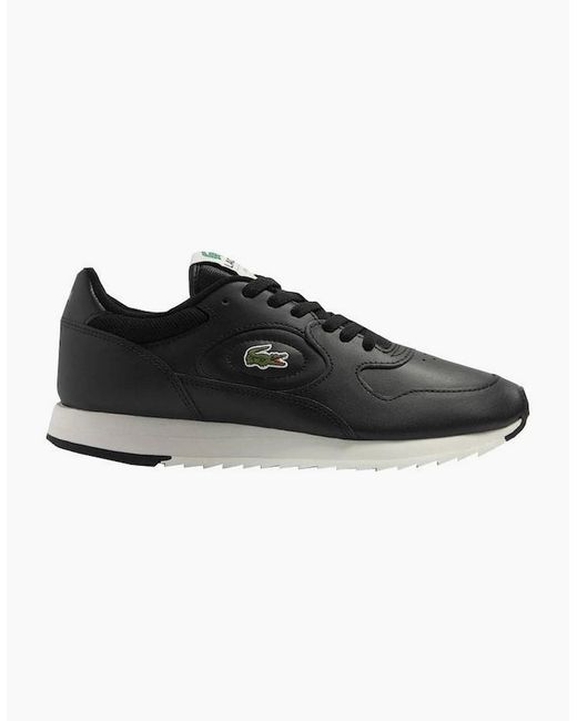 Lacoste Black Linetrack Trainers for men