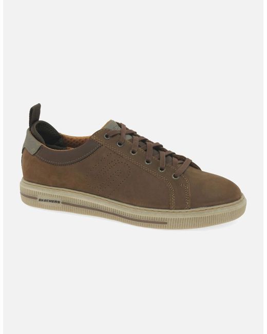 Skechers Brown Pertola Ruston Trainers for men