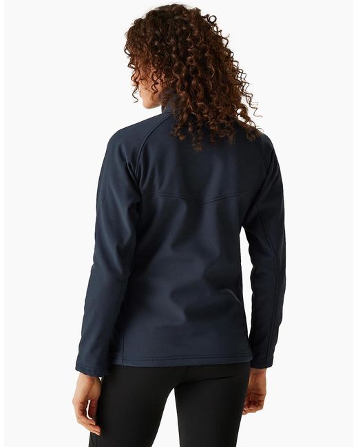 Regatta Blue Professional Ladies Uproar Softshell Wind Resistant Jacket