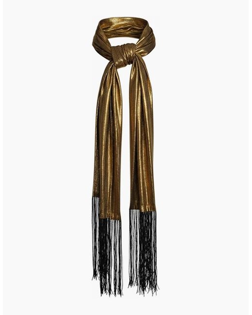 Nooki Design White Brandy Skinny Scarf