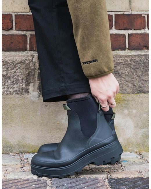 Tretorn Black Blasia Wellington Boot