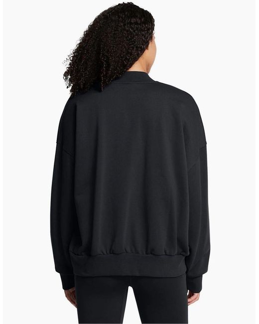 Under Armour Black Lightweight Varsity Bomber Jacket