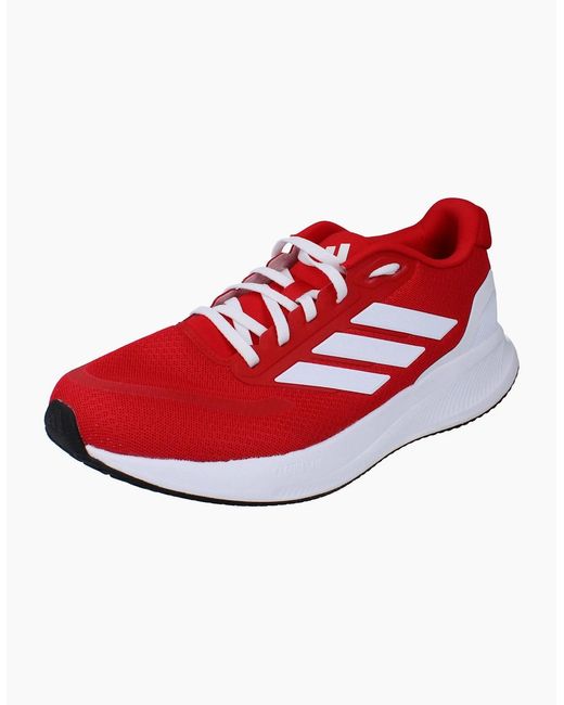 Adidas Red Runfalcon 5 Running Trainers Sneakers Jh6246 for men