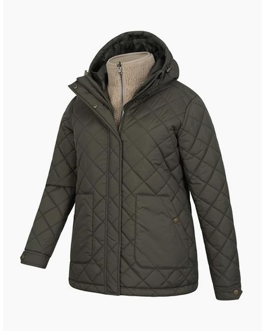 Mountain Warehouse Green Ladies Nebraskan Borg 3