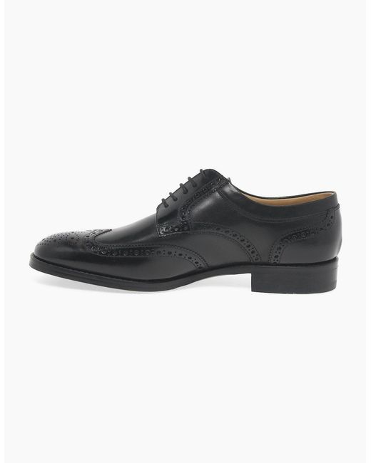Loake Black Pangbourne Lace Up Formal Shoes for men