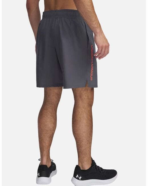 Under Armour Blue Technical Wordmark Woven Shorts for men