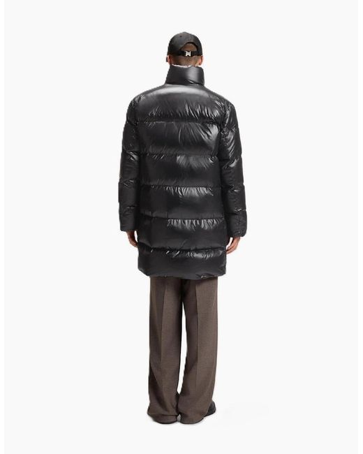 Boss Black Magnus Solid Patterned Zipped Pocket Overcoat for men