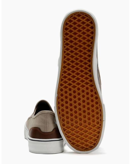Bench Gray Dalton Canvas Slip On Sand Trainers for men