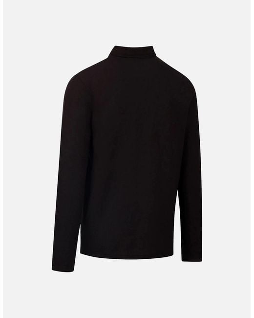 Trespass Black Leblanc Long-Sleeved Polo Shirt for men