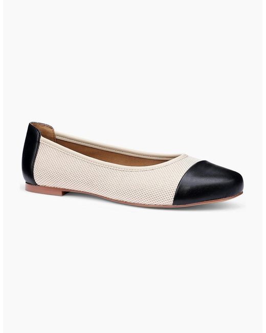 Hotter White Ingrid Wide Fit Ballerina Pumps