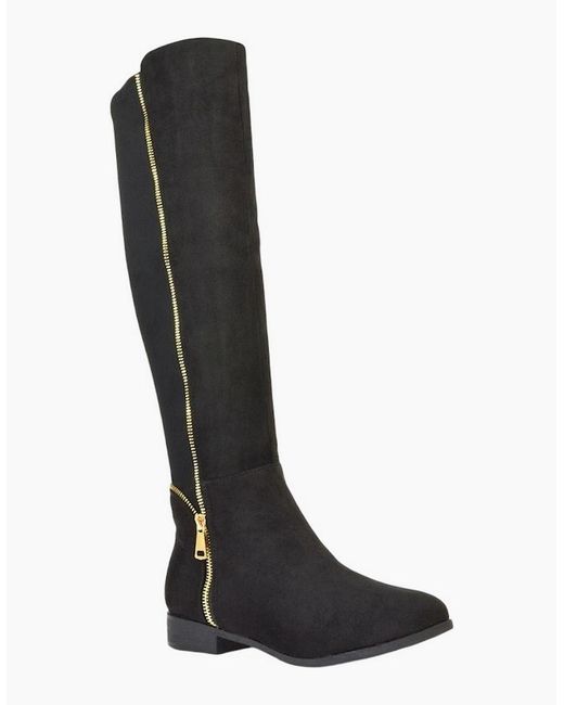 XY London White Ladies Sutton Knee-High Boots