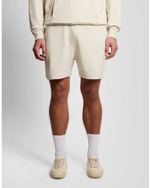 Lyle & Scott Natural Relaxed Sweat Short for men