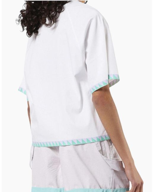 DIESEL White T Bren T Shirt Loose Fit Oversize Summer Relax Fit Top Xxs-M