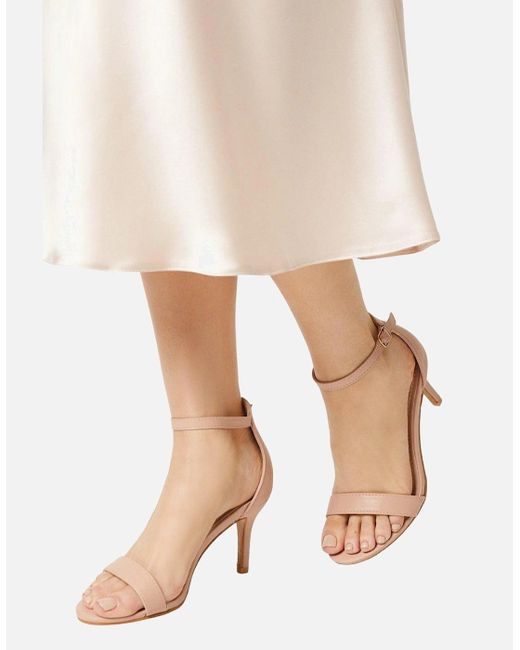 Dorothy Perkins White Ladies Tasha Barely There Stiletto Heel Sandals