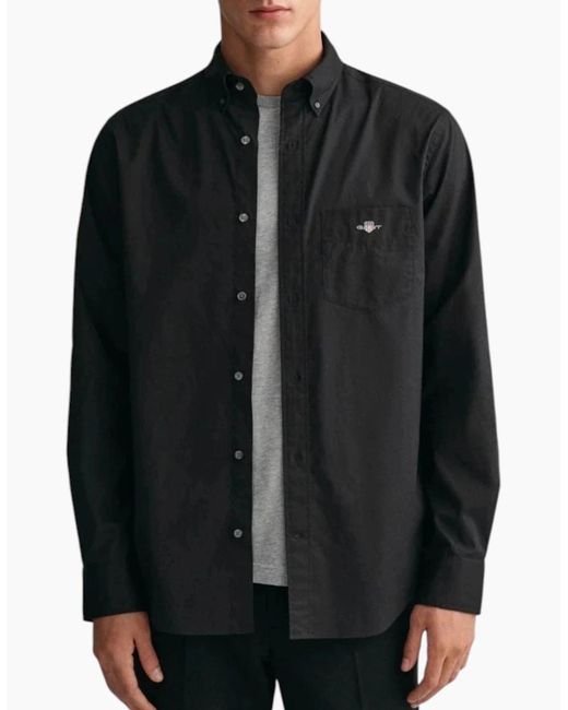 Gant Blue Shirts Regular Fit