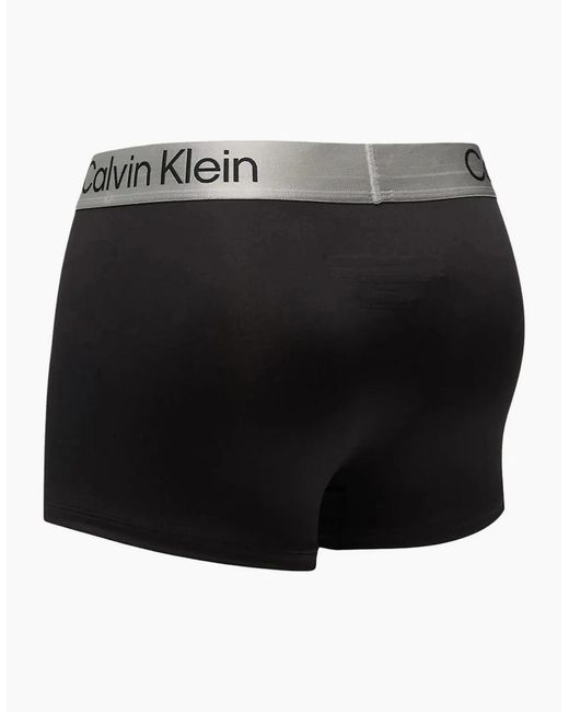 Calvin Klein Black 3-Pack Icon Microfibre Stretch Boxer Trunks for men