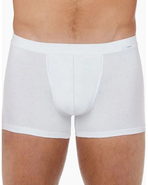 Hom White Tencel Soft Comfort Boxer Trunk for men