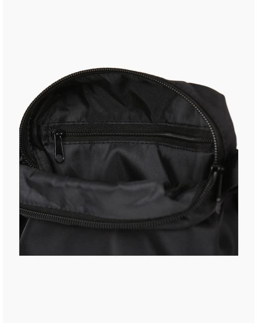 Spiral Black Rectangle Cross Body Bag With Hardware