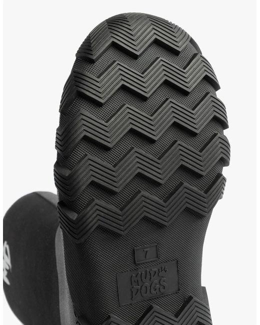 Mud Dogs Black Rutland Tall Neoprene Wellies