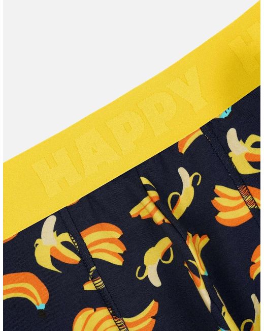 Happy Socks Yellow Bananas Boxer Trunk for men