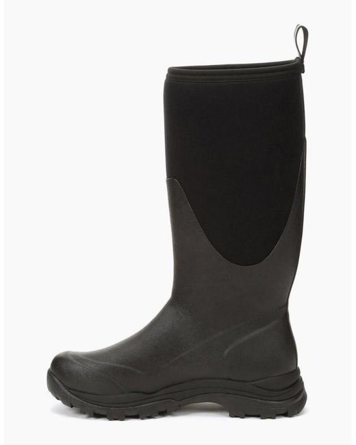 Muck Boot Black Outpost Tall Wellingtons for men