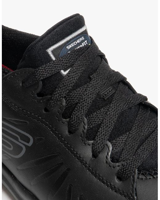 Skechers Black 76551Ec Eldred Sr Low Top Shoes