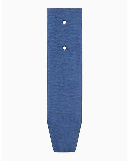 Oliver Sweeney Blue Nubuck Belt for men