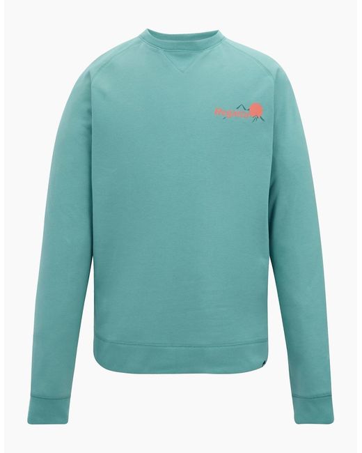 Regatta Blue Nithsdale Back Print Sweatshirt for men