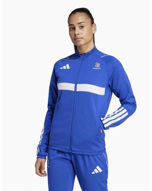 Adidas Blue Ffhb Tr Jacket