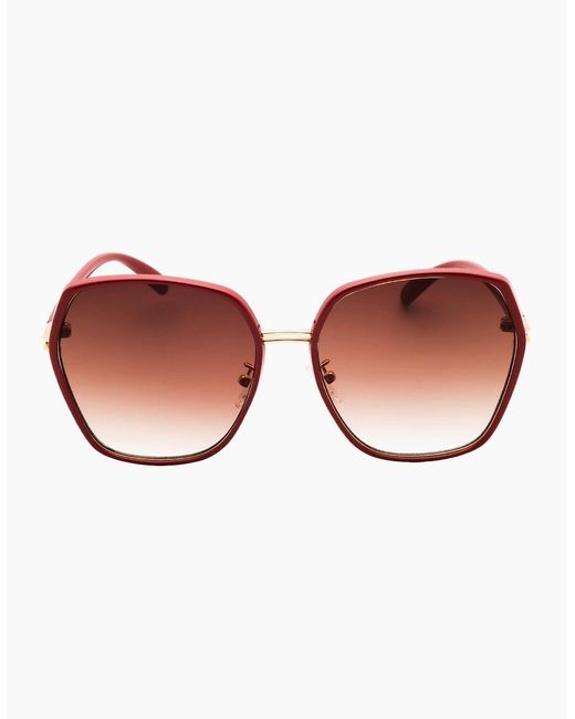 Guess Brown Gradient Lens Shiny Sunglasses