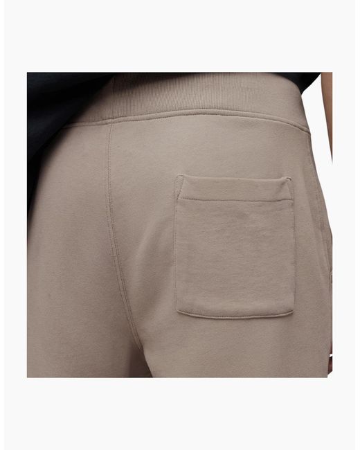 AllSaints Gray All Saints Raven Slim Fit Sweatpants Fleece Bottoms Casual Cuffed Cotton for men