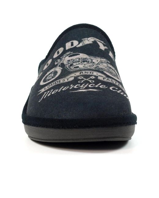Goodyear Blue Huxley Mule Slippers for men
