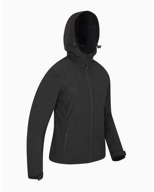 Mountain Warehouse Black Ladies Exodus Breathable Soft Shell Jacket