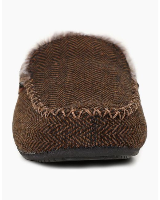 Goodyear Brown Hendrix Full Slippers for men