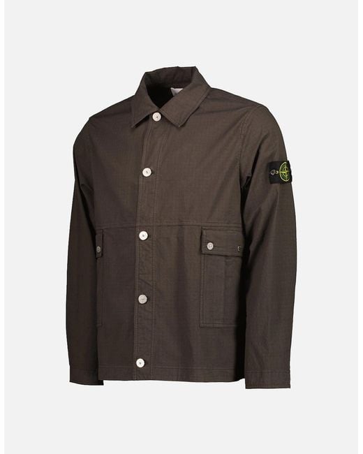 Stone Island Brown Mil-Spec Stretch Ripstop-Tc Jacket for men