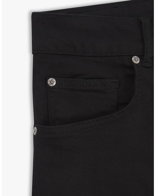 Vingt Quatre Denim Black Vingt Quatre Straight Fit Stay Jeans