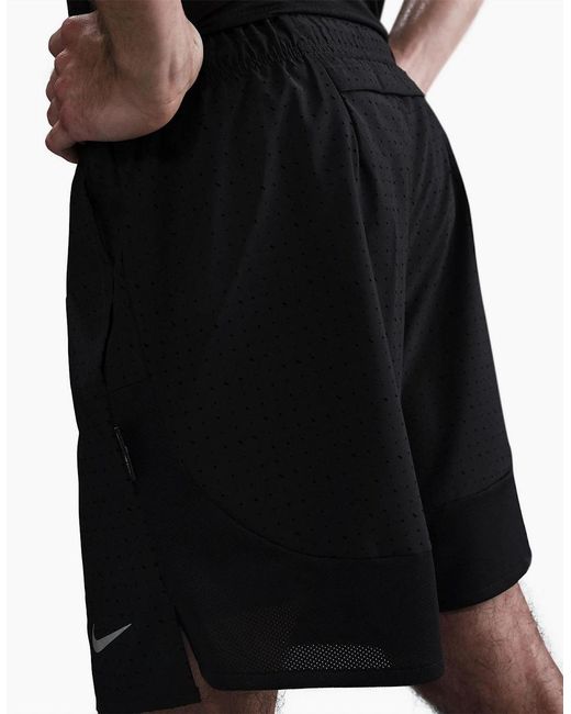 Nike Black Dri-Fit Breathe Running Shorts for men