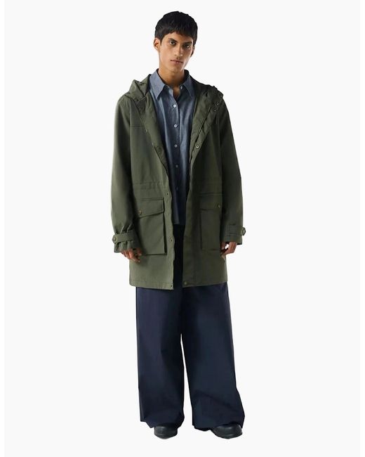 Hunter Green Lightweight Waterproof Rain Parkas for men
