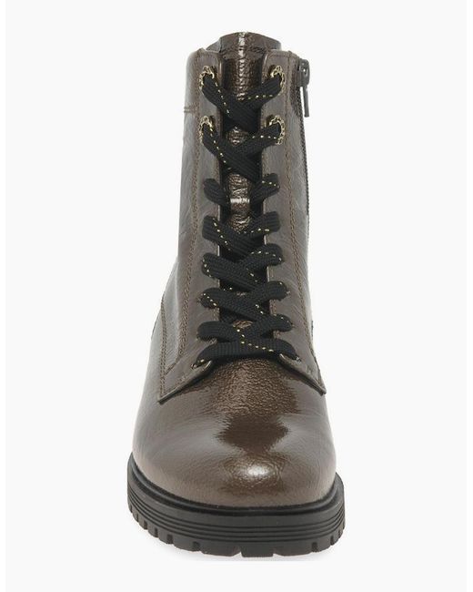 Gabor Brown Flamboyant Ankle Boots