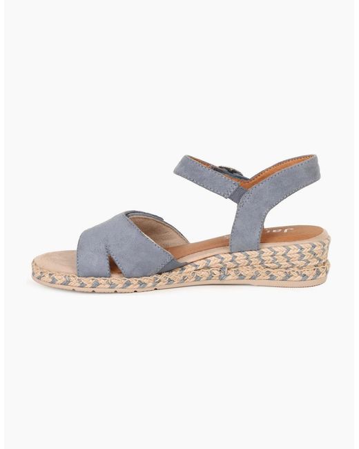 Softline Multicolor California Low Wedge Sandals