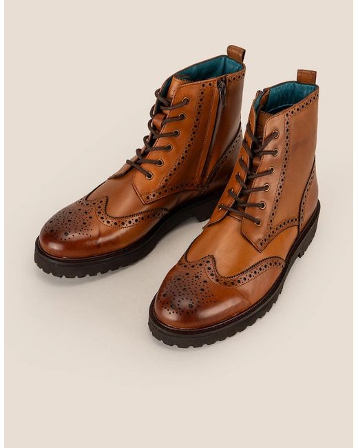 Oswin Hyde Brown Graham Tan for men