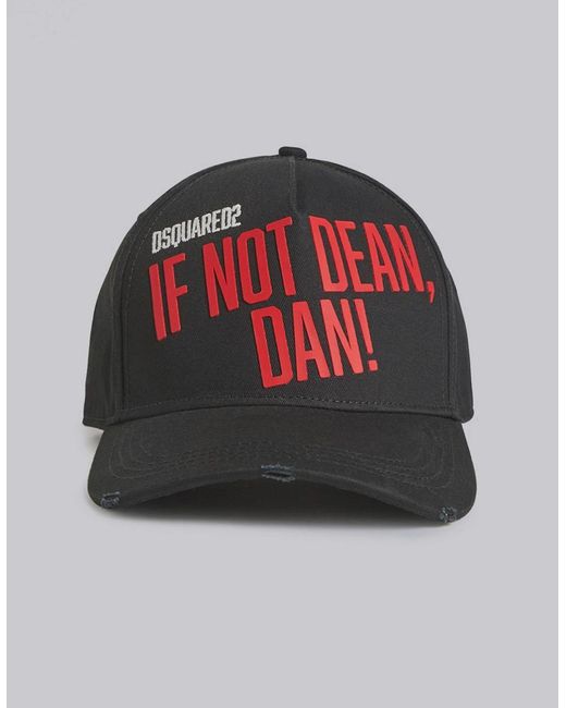 DSquared² Red If Not Dean, Dan! Baseball Cap for men