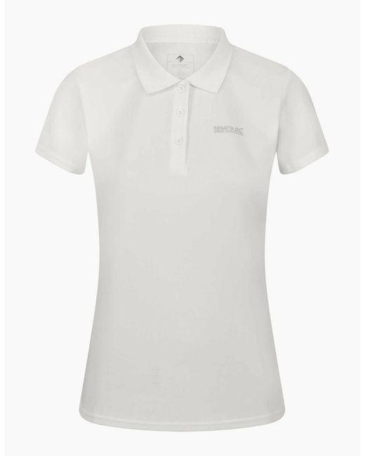 Regatta White Ladies Maverick V Polo Shirt