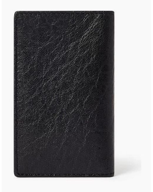Osprey Black Highland Micro Leather Dress Wallet for men