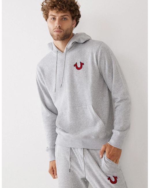 True Religion Gray Buddha Pllovr for men