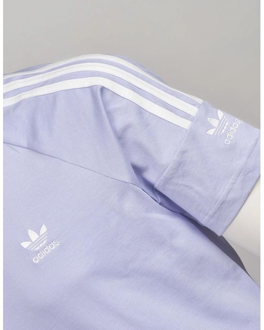 Adidas Purple Originals Adicolor Lifestyle T-Shirt for men