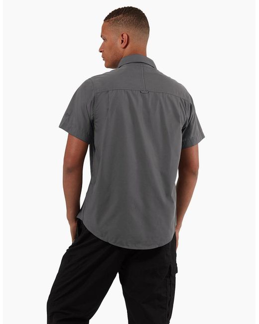 Craghoppers Gray Kiwi Short-Sleeved Shirt for men