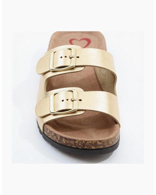 Heavenly Feet Natural Harmony2 Mules Sandals