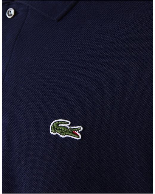 Lacoste Blue Long Sleeved Polo Shirt for men